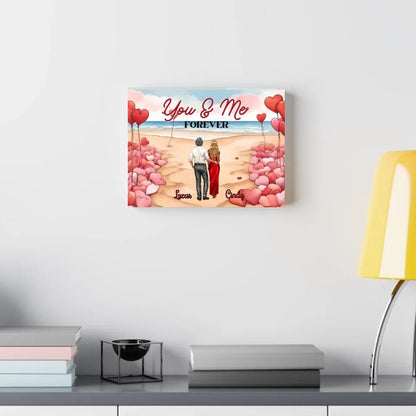 You & Me Personalized Custom Couple Canvas Prints Love Quotes Special Gift For Valentine's Day