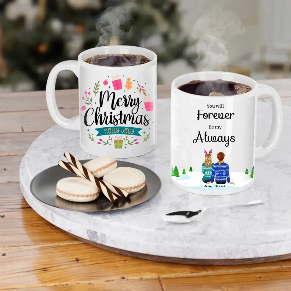 Couple Forever Mug Personalized Custom Lovers Mugs