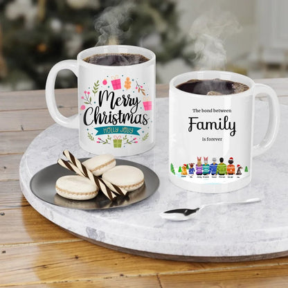 Big Family Forever Mug Personalized Custom Family Mugs