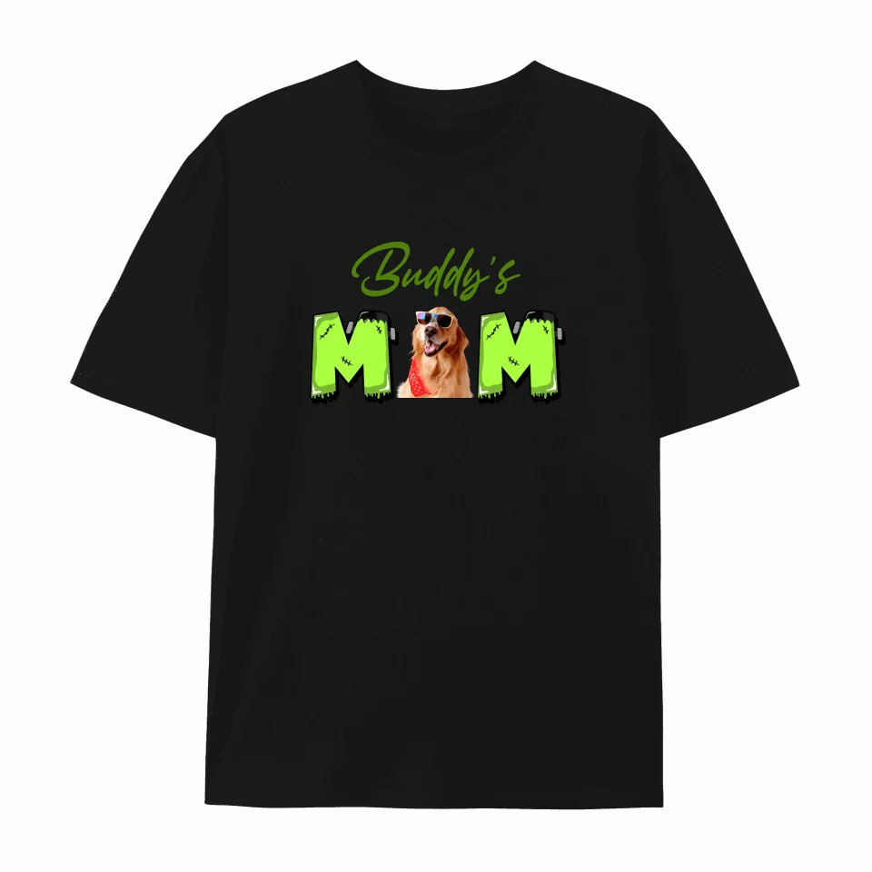 Custom Personalized Halloween Pet Owner T-shirt | Sweatshirt | Hoodie For Dog Mom, Dog Dad, Cat Mom, and Cat Dad