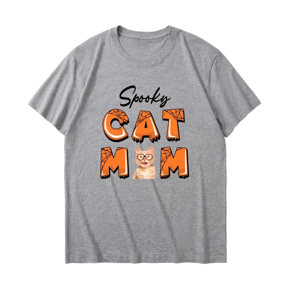 Custom Pet Owner Halloween T-shirt | Sweatshirt | Hoodie - Personalized Gift Apparel For Dog Mom, Dog Dad, Cat Mom, and Cat Dad