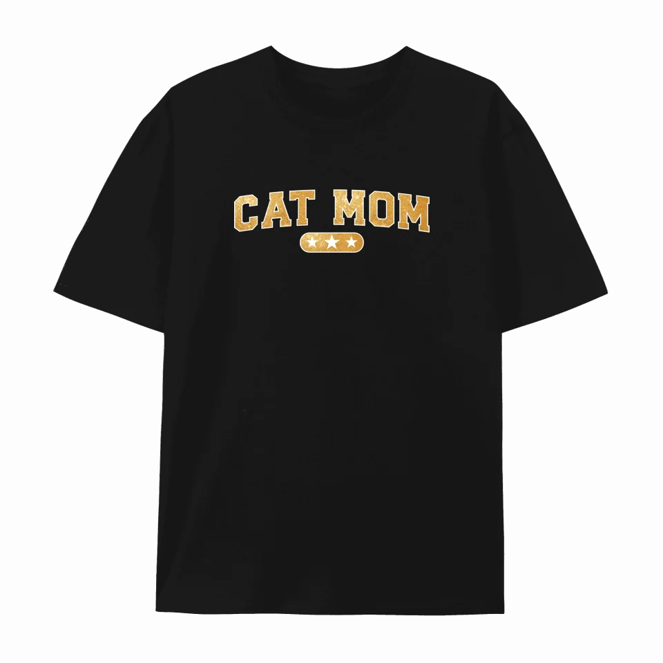 Cat Mom Personalized Custom Unisex T-shirt Perfect Gift For Cat Owners