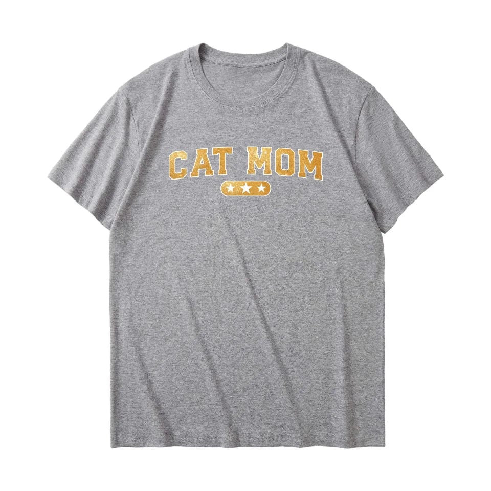 Cat Mom Personalized Custom Unisex T-shirt Perfect Gift For Cat Owners