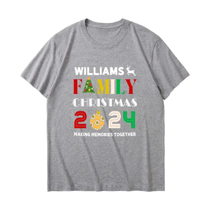 Custom Family Matching Christmas Outfit 2024 Christmas T-shirt