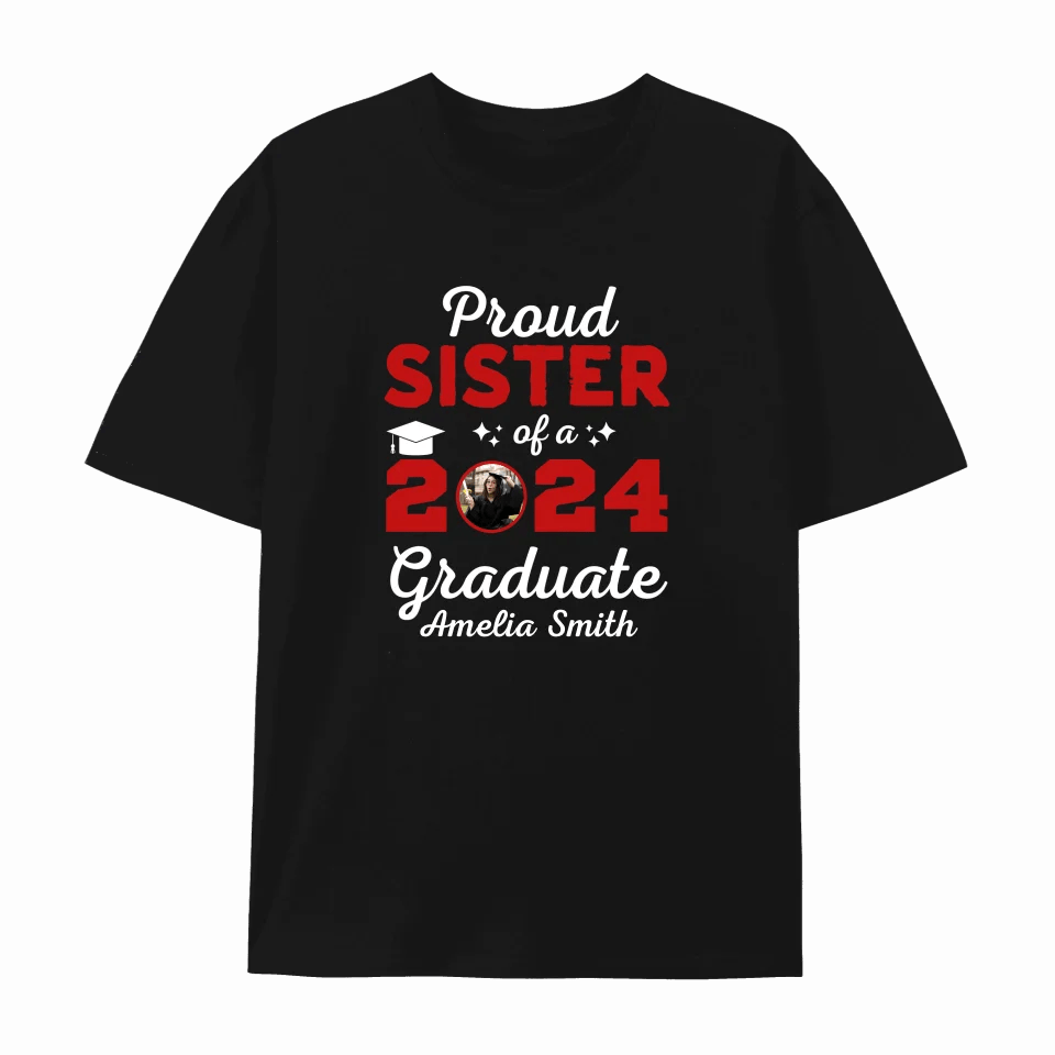 Personalized Custom Graduation T-Shirt Customizable with Your Picture