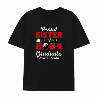 Personalized Custom Graduation T-Shirt Customizable with Your Picture