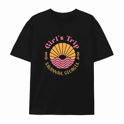 Girly Retro Girls Trip Summer Customized Shirt