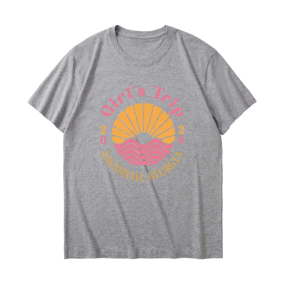 Girly Retro Girls Trip Summer Customized Shirt