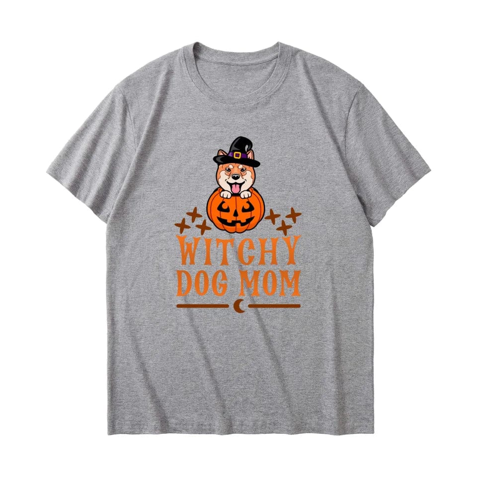 Custom Halloween Dog T-shirt | Sweatshirt | Hoodie - Customizable Pumpkin Dogs Apparel For Halloween