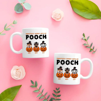 Personalized Halloween Dog Mug - Custom Pumpkin Dogs For Halloween