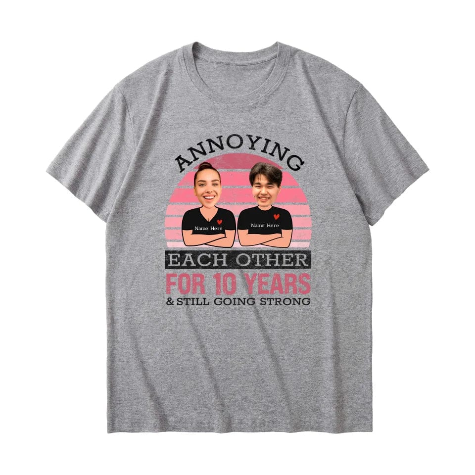 Pink Funny Annoying Each Other For Years And Still Going Strong Matching Anniversary T-Shirt for Couple