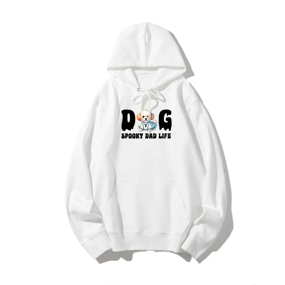 Personalized Halloween Dog Dad Apparel | Custom Spooky Dog Hoodie, T-Shirt, Sweatshirt for Dog Lovers