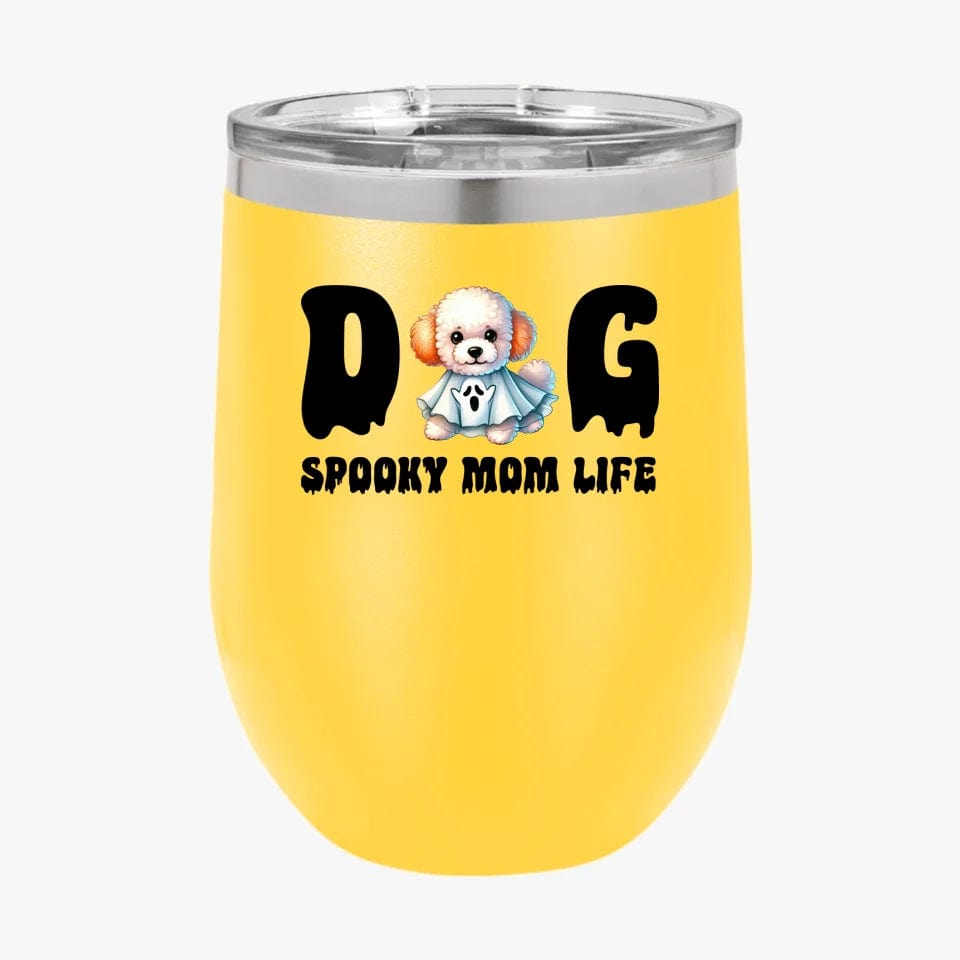 Personalized Halloween Dog Mom Mug | Custom Spooky Dog Mug & Tumbler for Pet Lovers