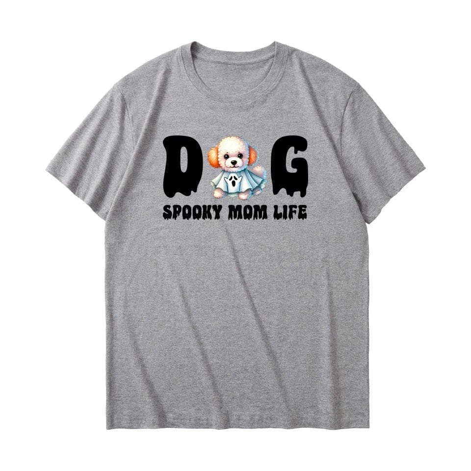 Custom Halloween Dog Mom Apparel | Personalized Spooky T-Shirt, Hoodie, Sweatshirt for Pet Lovers