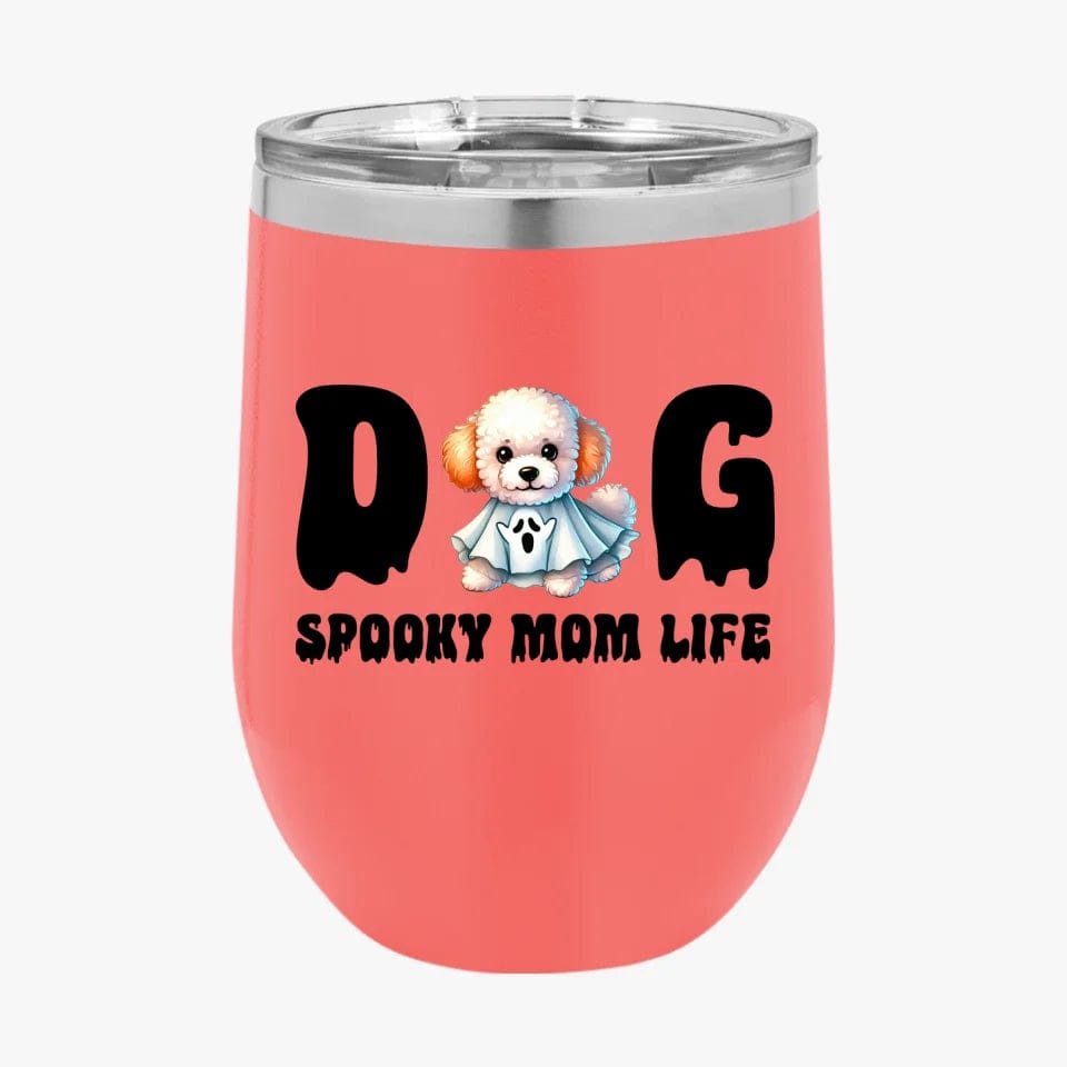 Personalized Halloween Dog Mom Mug | Custom Spooky Dog Mug & Tumbler for Pet Lovers