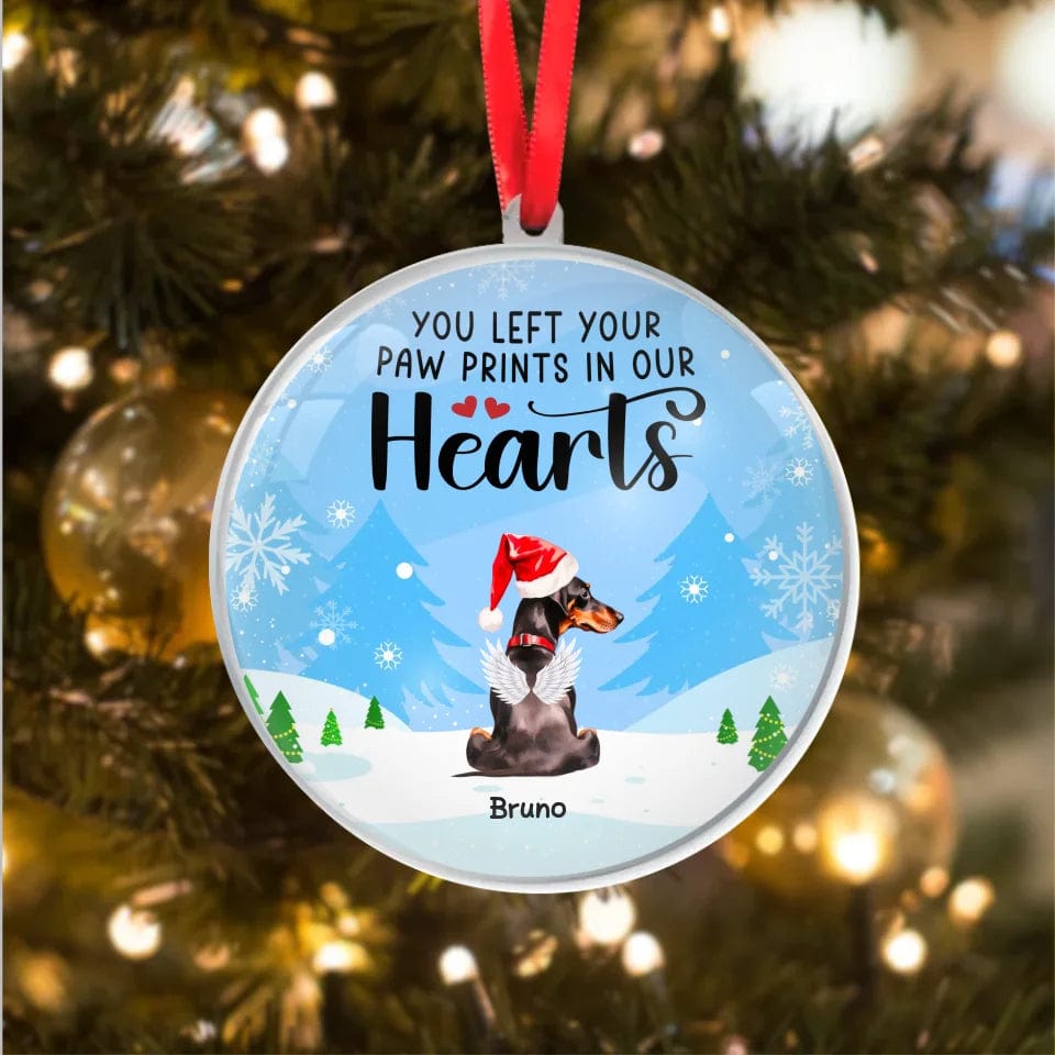 Personalized Memorial Dog Ornaments - Custom Dog Christmas Ornament